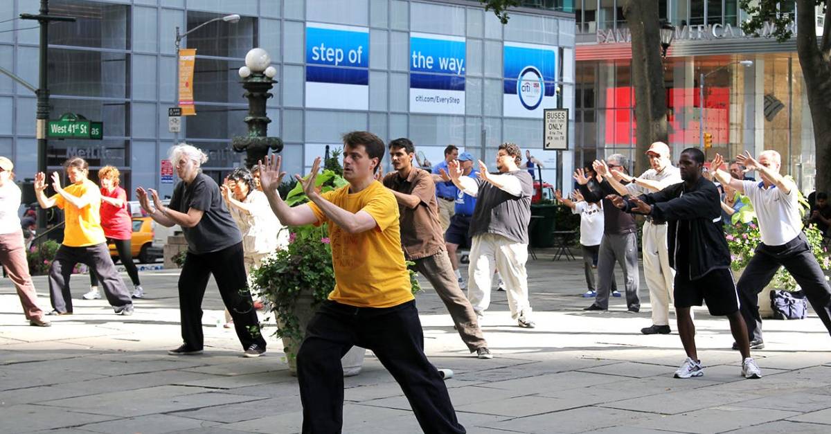 Free Tai Chi at Bryant Park
