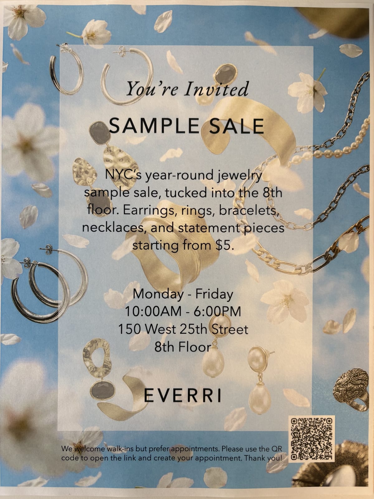 Everri Jewelry Spring Sample Sale