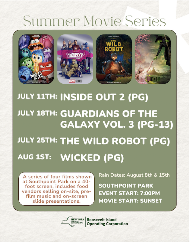 2026 Summer Movie Series at Southpoint Park