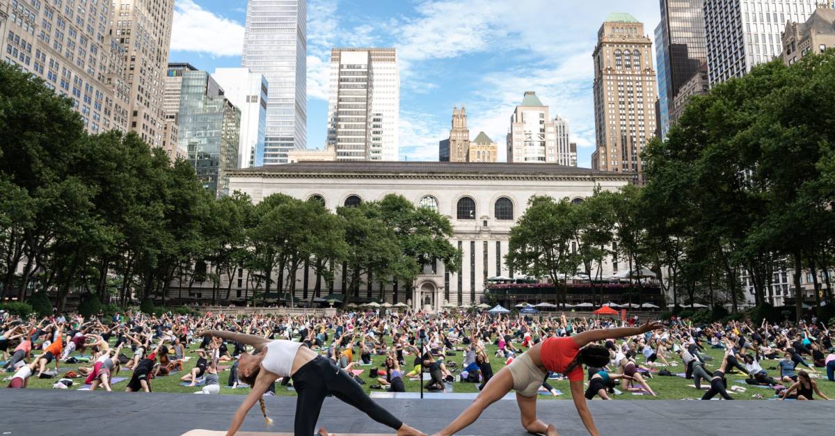 Bryant Park Yoga presented by Halara